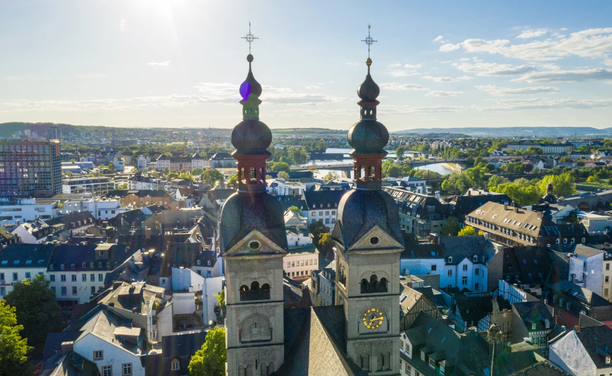 Koblenz Altstadt am Rhein Sehenswürdigkeit